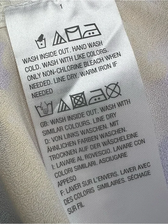 Bob Mackie wearable art lined floral chiffon tiered maxi skirt size M - Picture 4 of 5